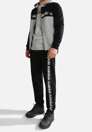Napapijri S BOX LS - Top s dlouhým rukávem - medium grey melange