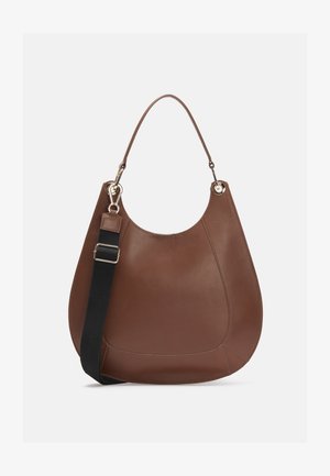 Zign LEATHER - Taška s příčným popruhem - cognac