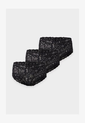 Lindex, BRIEF BLENDA 3 PACK - Σλιπ - black