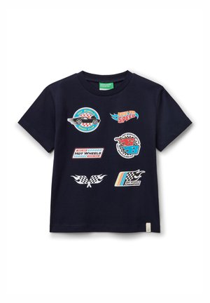 T-shirt con stampa - blue
