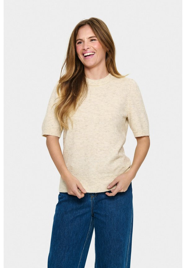 ZANETTSZ SS - Strickpullover - creme melange