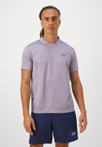 EA7 Emporio Armani TENNIS PRO MONOGRAM - Polo - lavender gray