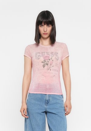 ROSES TEE - T-shirts med print - pink pearl