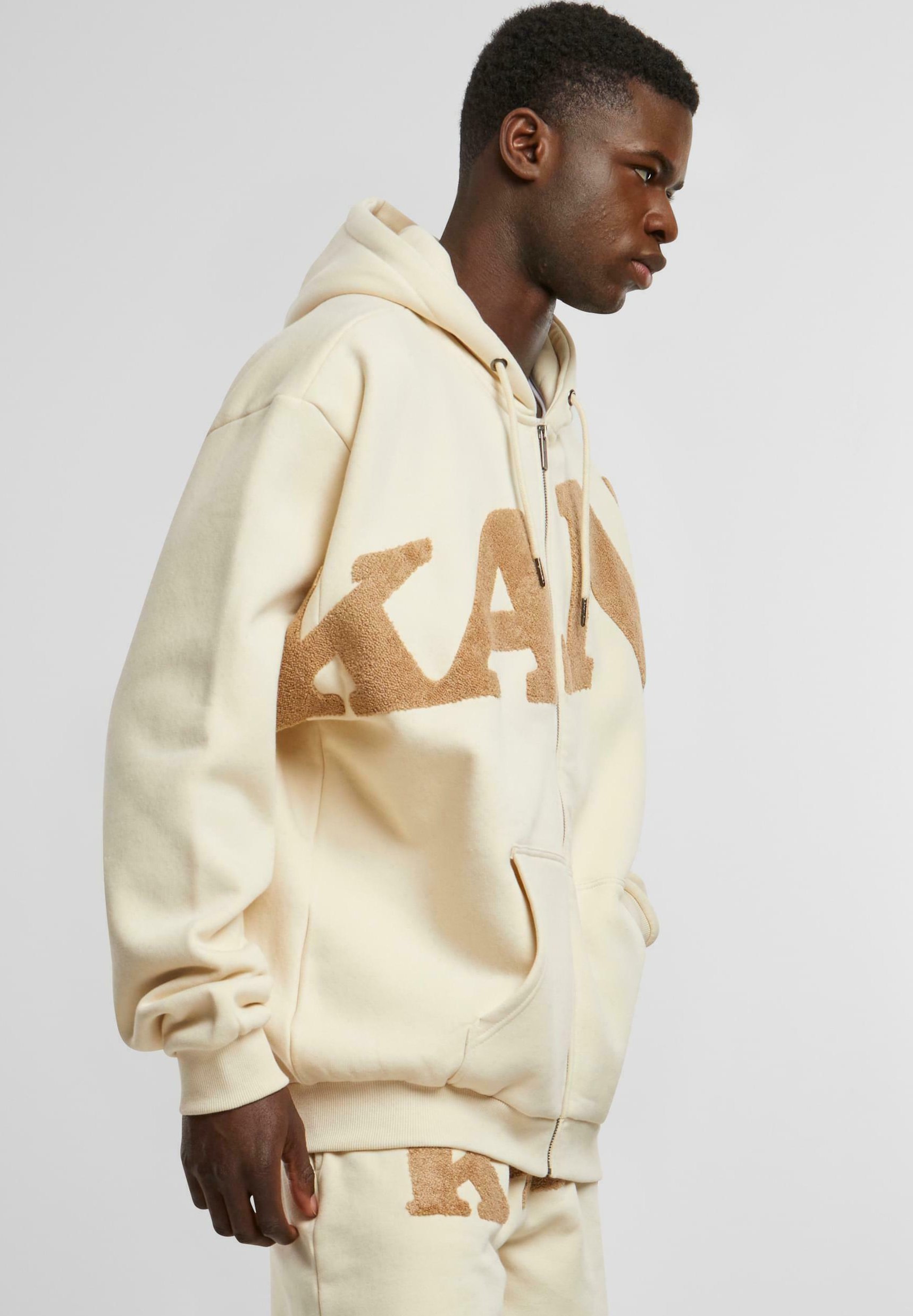 Karl Kani WAVY RETRO - Zip-up sweatshirt - off white/off-white