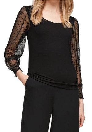 QS Camiseta de manga larga - black