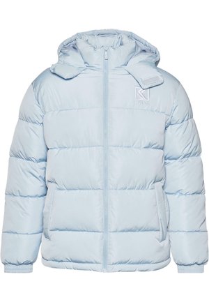 Karl Kani OG HOODED PUFFER - Winterjacke - light blue