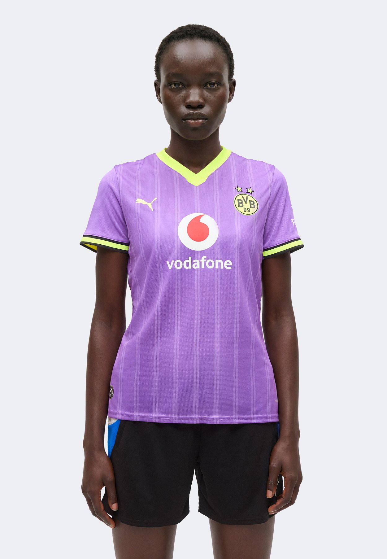 PUMA BVB DORTMUND THIRD REPLICA - Club wear - purple glimmer/yellow alert