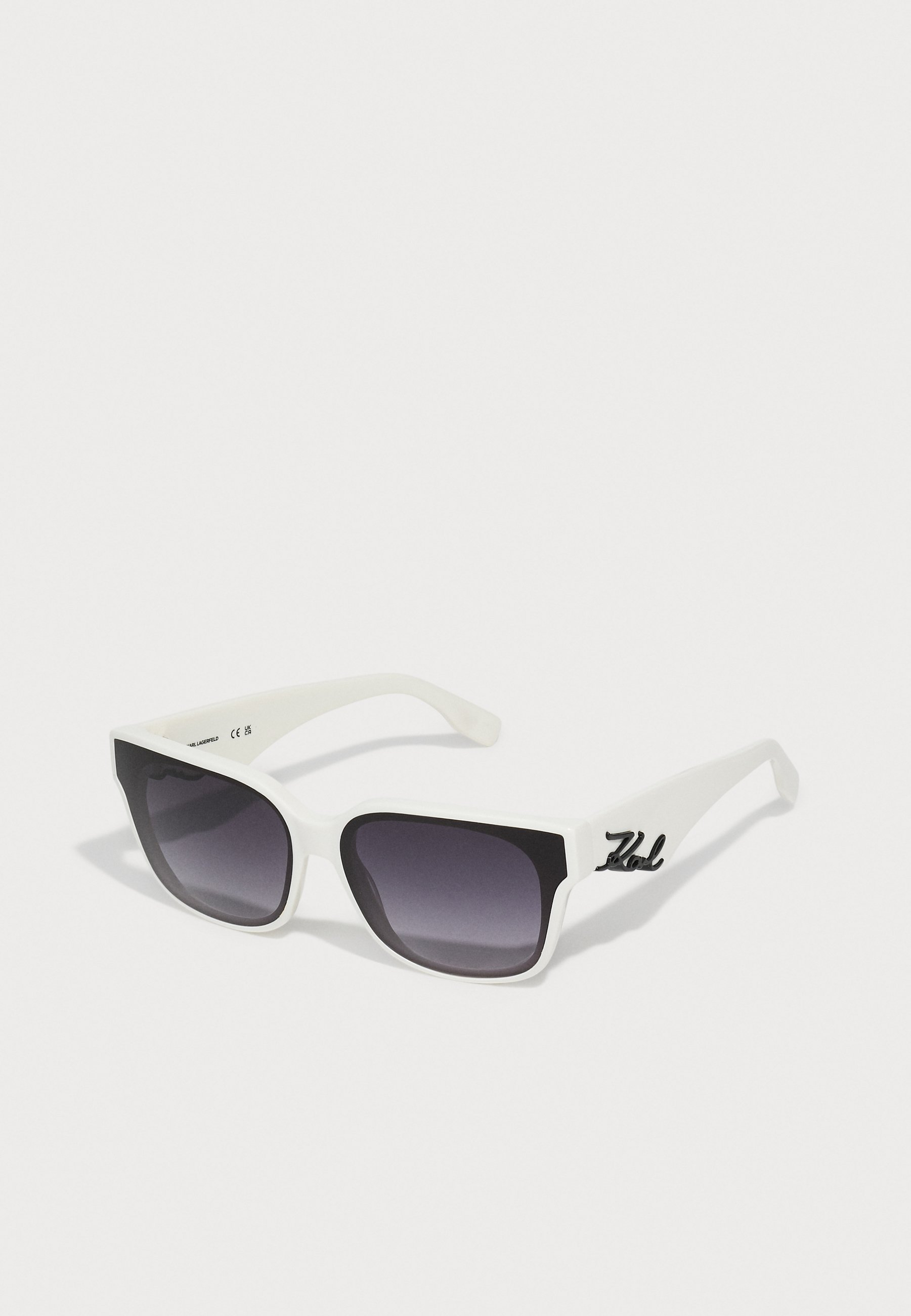 Karl Lagerfeld White Frame Sunglasses with Black Lenses Karl Lagerfeld KL6159 Eyeglasses main image 4