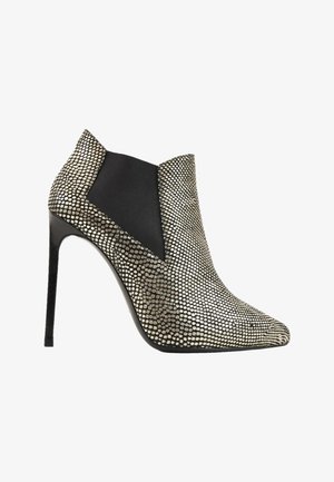 Saint Laurent, Boots à talons - silver-coloured