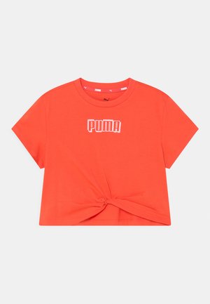 ALPHA KNOTTED TEE - T-Shirt print - firelight