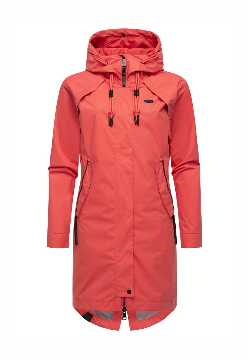 Ragwear REJANY - Regnjacka - raspberry/ljusrosa - Zalando.se
