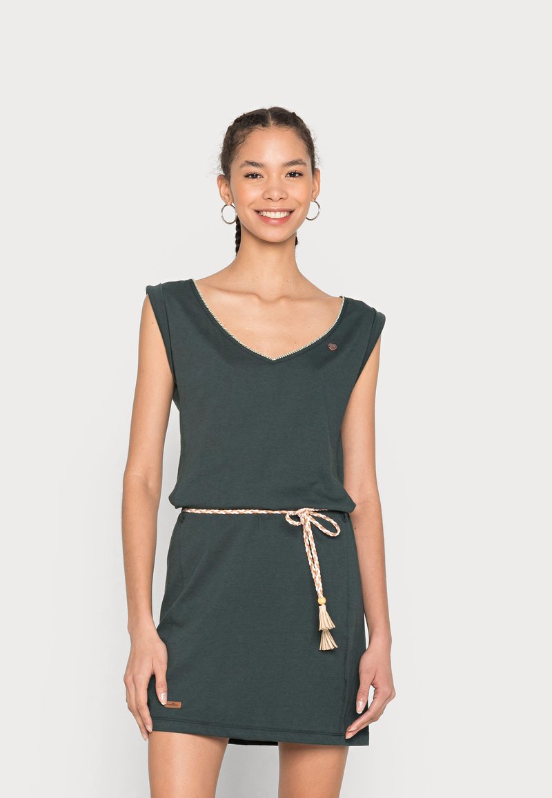 Damen Freizeitkleider | Ragwear SLAVKA Jerseykleid dark green/dunkelgrün - PJ28702 Damen Freizeitkleider | Ragwear SLAVKA Jerseykleid dark green/dunkelgrün - PJ28702