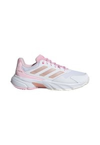 COURTJAM CONTROL - Zapatillas de tenis para todas las superficies - cloud white   silver metallic   lucid pink