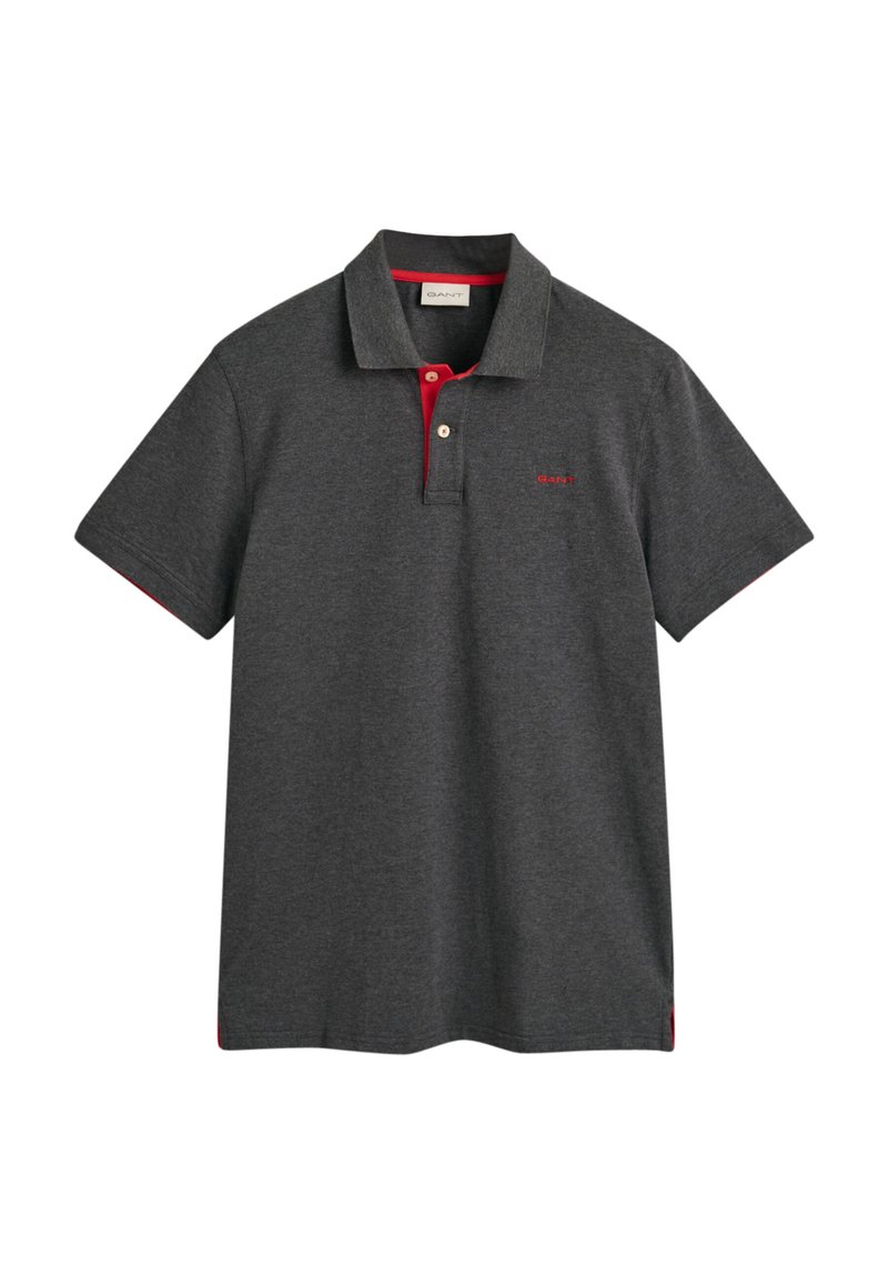 Gant Poloshirt grijs gemêleerd Gant Poloshirt grijs gemêleerd