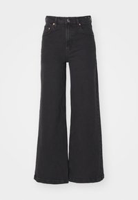 STRIDE SAVILLE - Wide leg - washed black