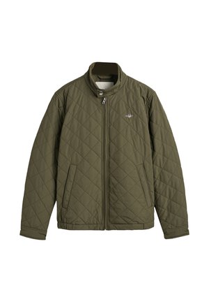 GANT QUILTED - Light jacket - juniper green