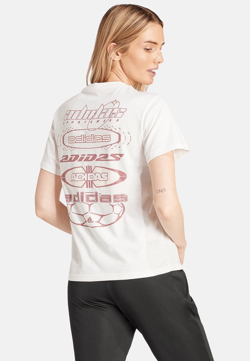 adidas Performance LIFESTYLE TIRO - Print T-shirt - weiss