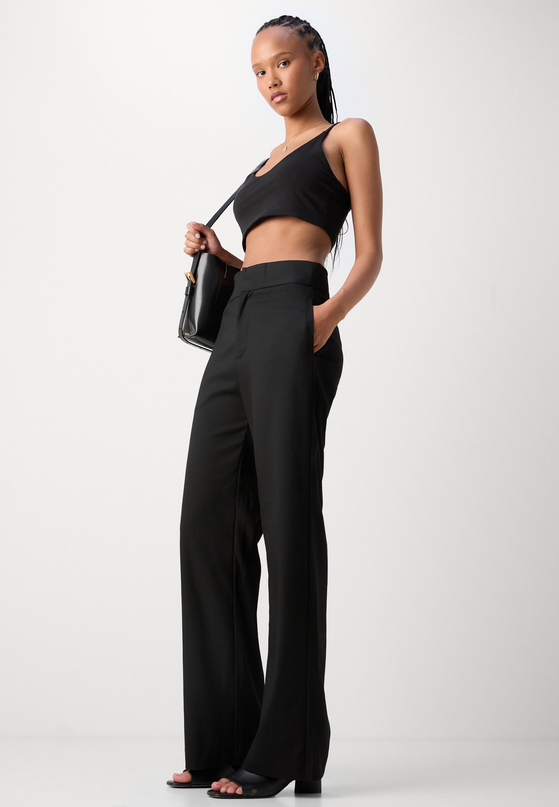 Lindex TROUSERS LYKKE - Trousers - black - Zalando.co.uk Lindex TROUSERS LYKKE - Trousers - black - Zalando.co.uk