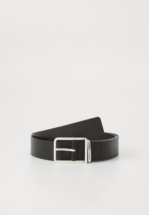TONGUE BELT UNISEX - Dalykinio stiliaus diržas - black