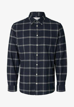 Selected Homme SLIMOWEN-BRUSHED NOOS - Krekls - dark sapphire