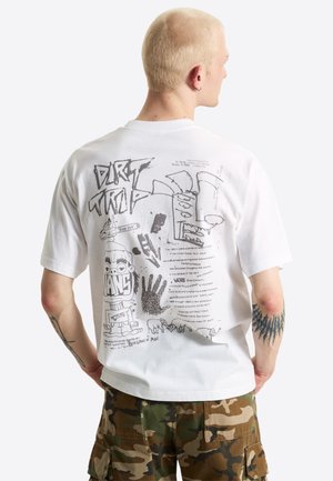 Vans, DIRT TRIP. - T-shirt print - white