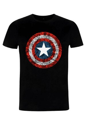 MARVEL AVENGERS CLASSIC - COMICBOOK SHIELD - T-Shirt print - black