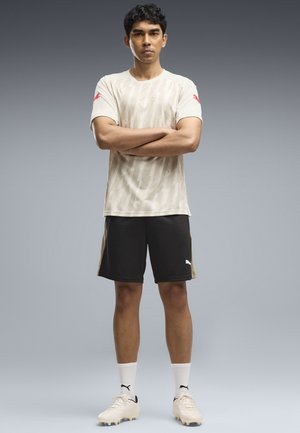 Puma, INDIVIDUALFINAL SHORTS - Pantaloncini sportivi - desert dust- white