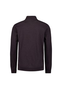 NO EXCESS HALF ZIP  COLOURED MELANGE - Trui - aubergine