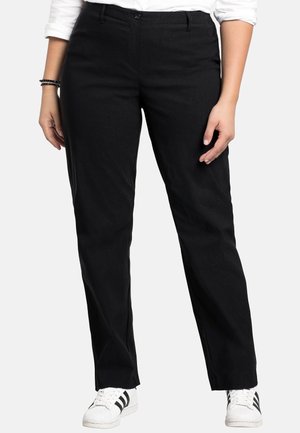 Sheego, BENGALIN - Trousers - black