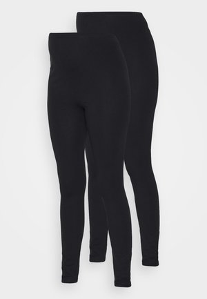 MLEMMA LONG 2 PACK - Leggings - Trousers - black