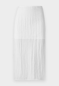 CRINKLE SKIRT - Voltidega seelik - white