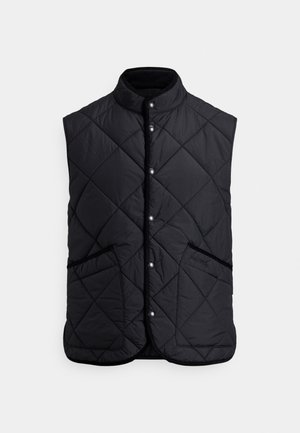 THE HURSTON QUILTED UTILITY VEST - Vest - black