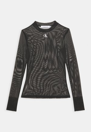 Calvin Klein Jeans HIGH NECK - Camisola de manga comprida - black