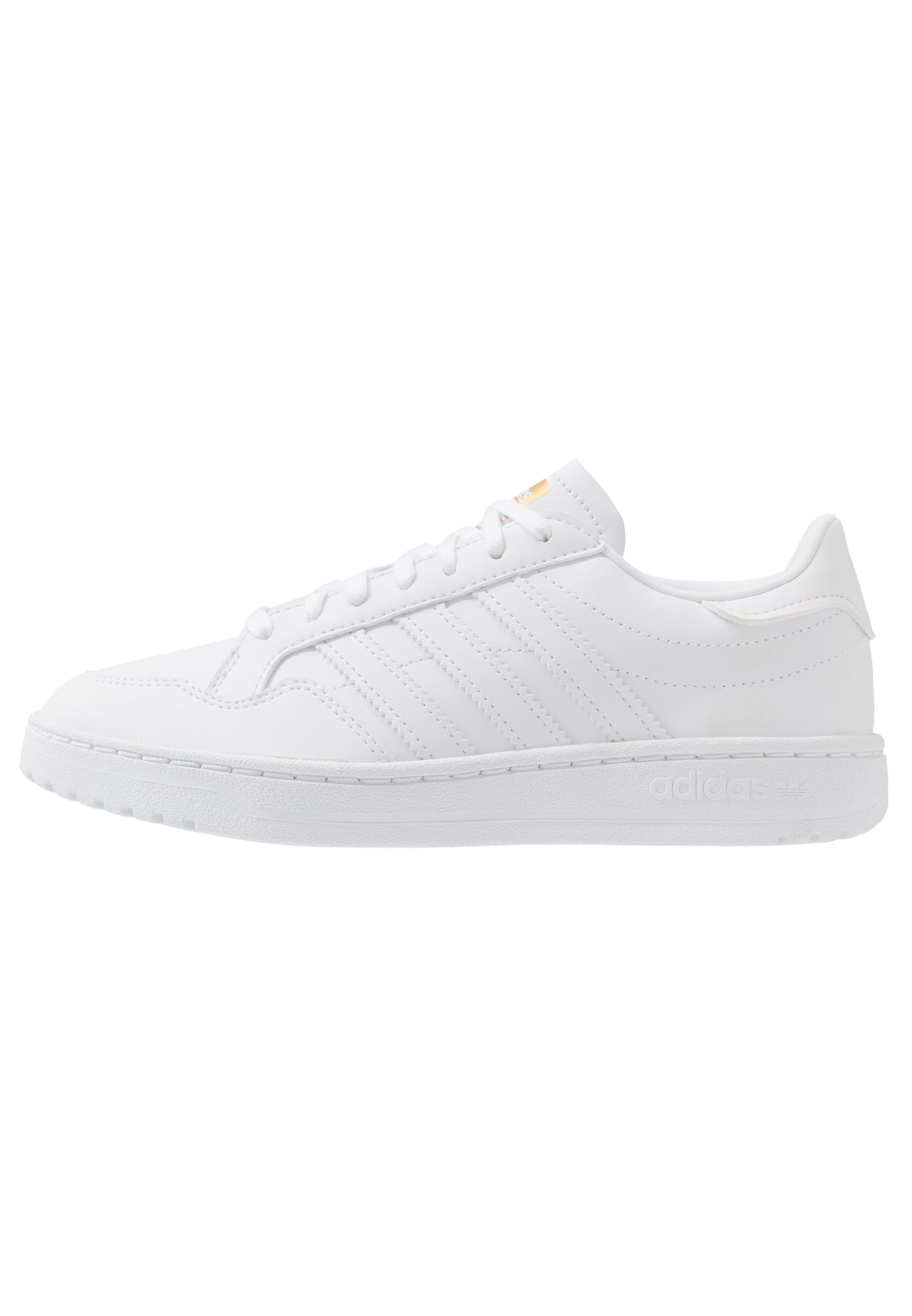 adidas Originals TEAM COURT - Sneakers - footwear white/core black/vit -  Zalando.se
