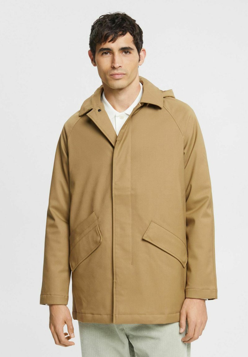 Esprit Collection MIT ABNEHMBARER KAPUZE Winter coat khaki beige