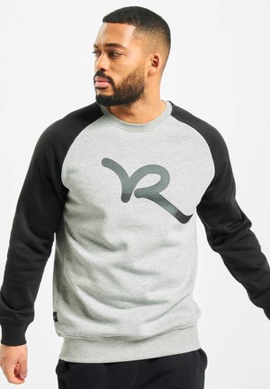 CREWNECK - Jumper - grey melange black