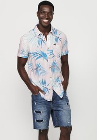 Koroshi SHORT SLEEVE - Košile - rosa pastel pastel pink
