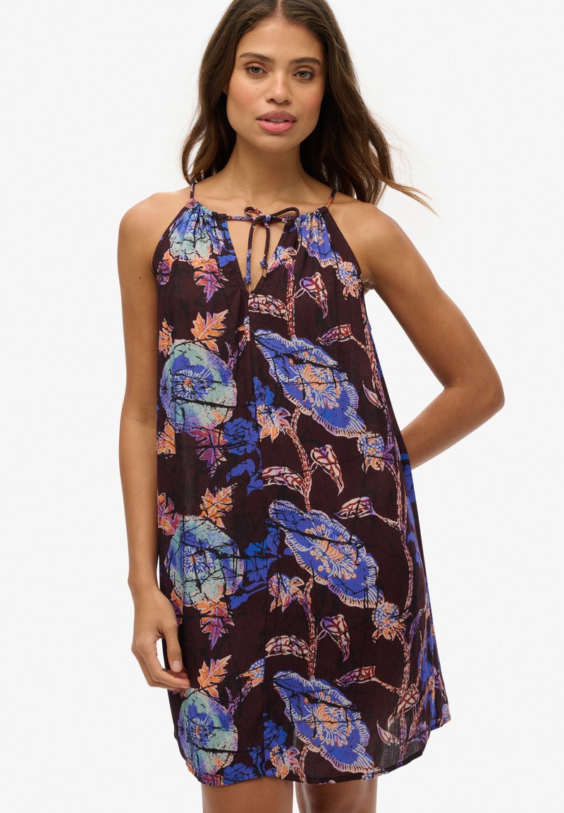 Superdry & Co CAMI - Complementos de playa - poppies batik blue