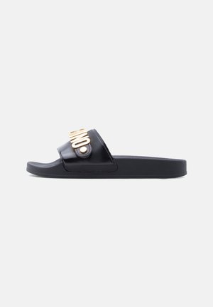MOSCHINO SLIDE - Pantolette flach - nero