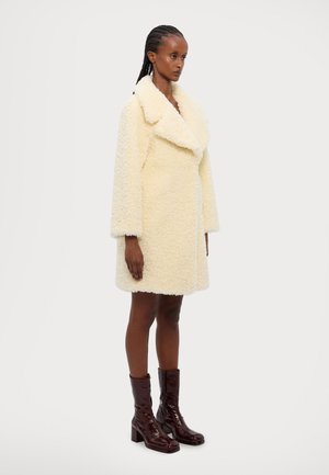 AFRO - Classic coat - avorio