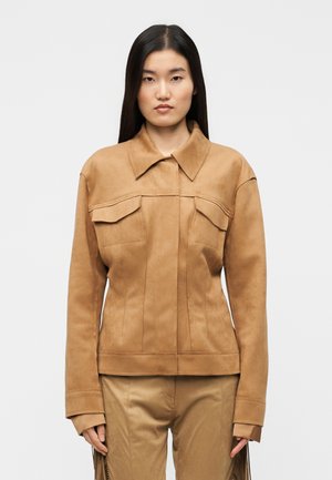JACKET - Bunda z nepravej kože - camel