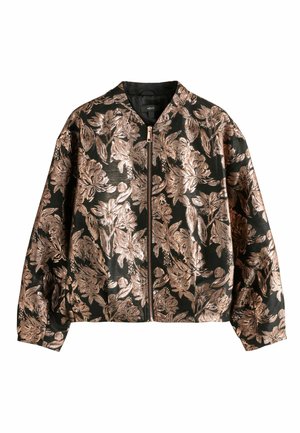 REGULAR FIT - JACQUARD  - Bomberjacks - black gold