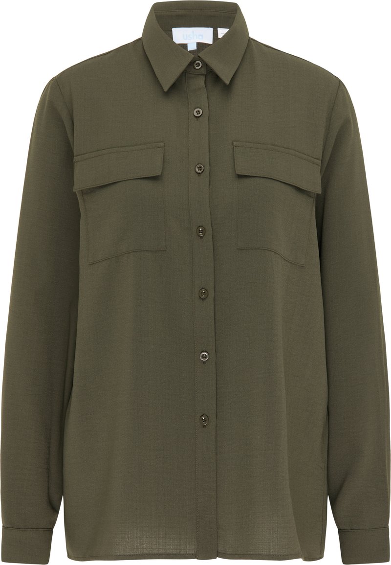usha Overhemdblouse olijfgroen