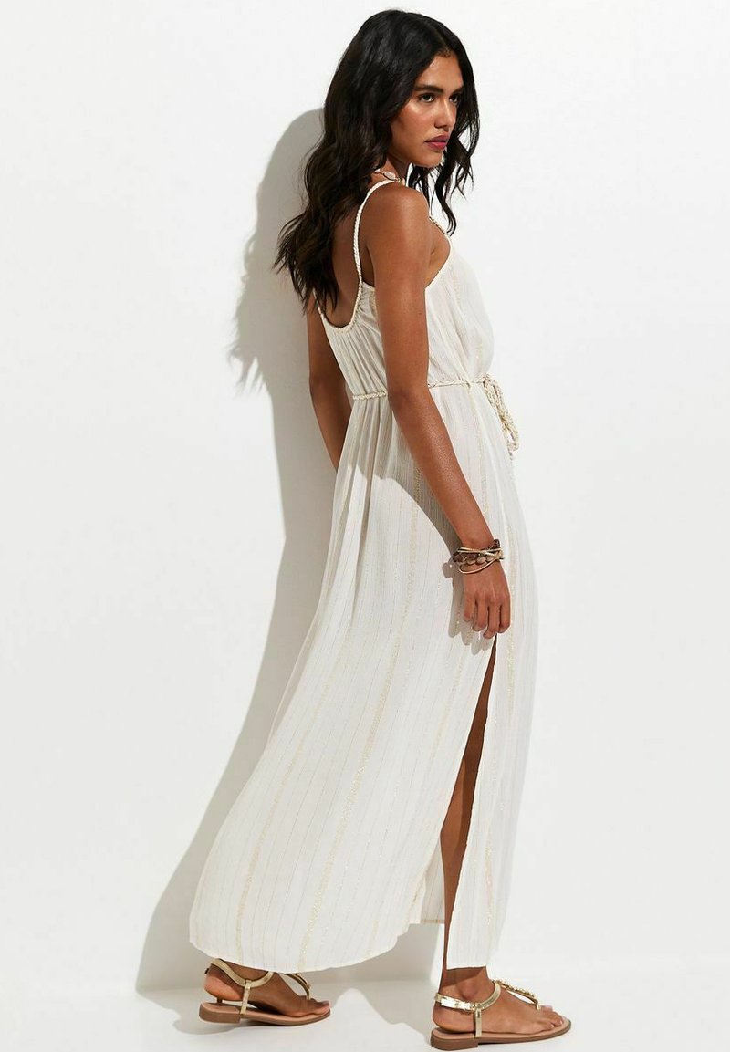 New Look BRAIDED TRIM BEACH MAXI - Beach accessory - cream/off-white