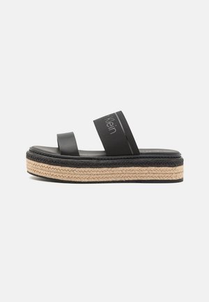 Slip-on sandaler - black