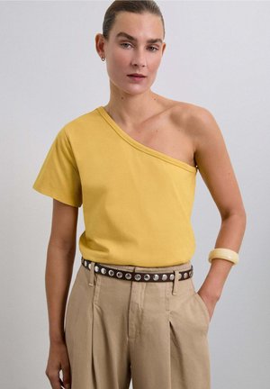 PLAINASY  - T-shirts print - mustard