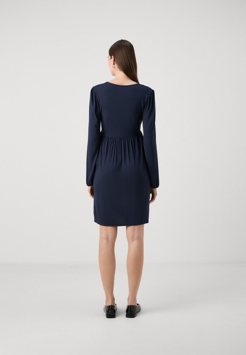 Robe De Maternité Old Navy Bleu Marine - Taille S (small) - Col V, Taille Empire - Neuf Avec étiquettes