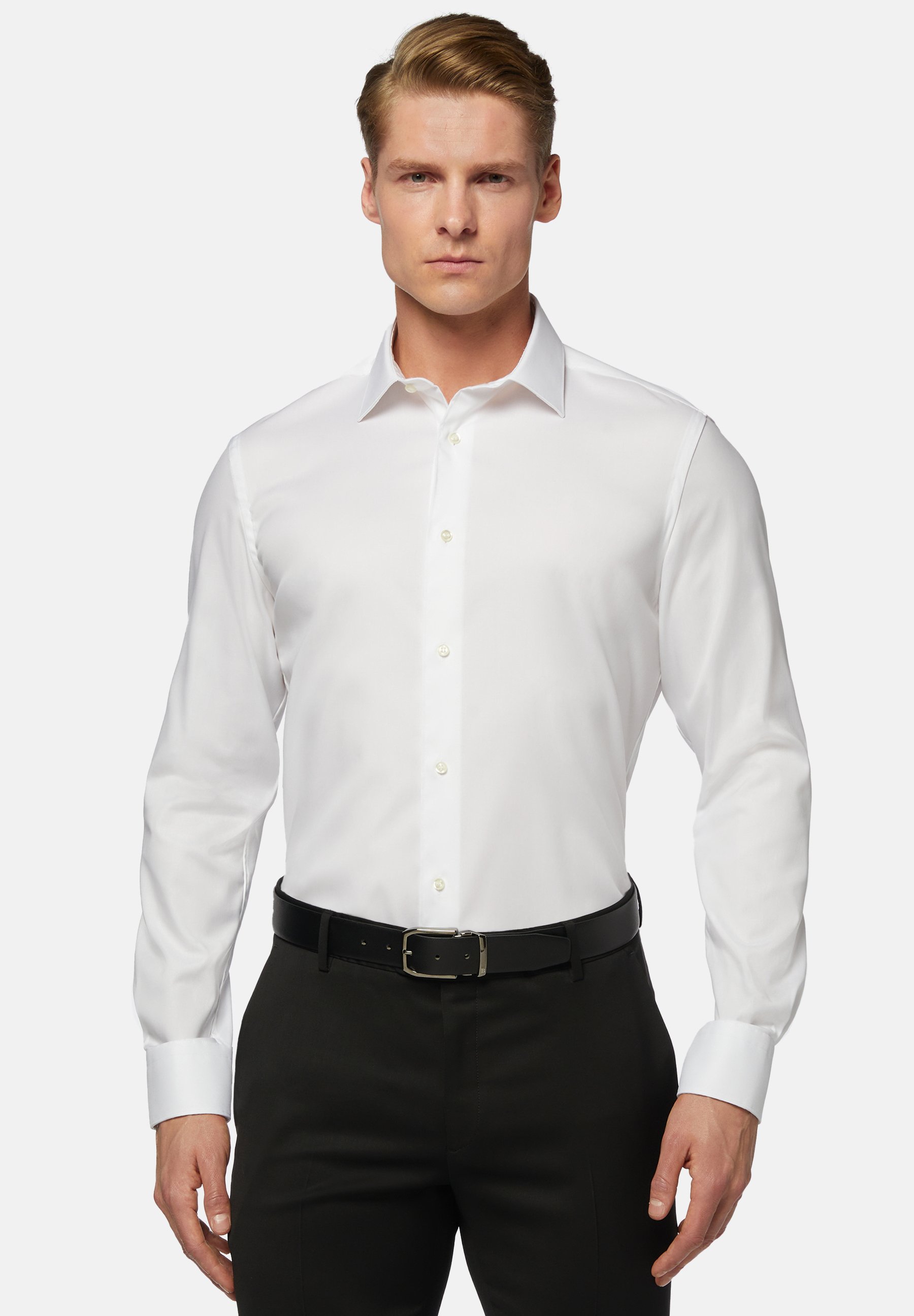 Boggi Milano PINPOINT Camicia elegante white/bianco Zalando