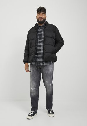 Jack & Jones ETOBY PUFFER COLLAR PLS - Veste d'hiver - black