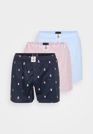PRINT 3 PACK - Boxeralsó - light blue/dark blue/crest